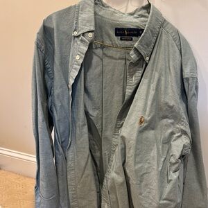 Ralph Lauren Men's moss green oxford shirt